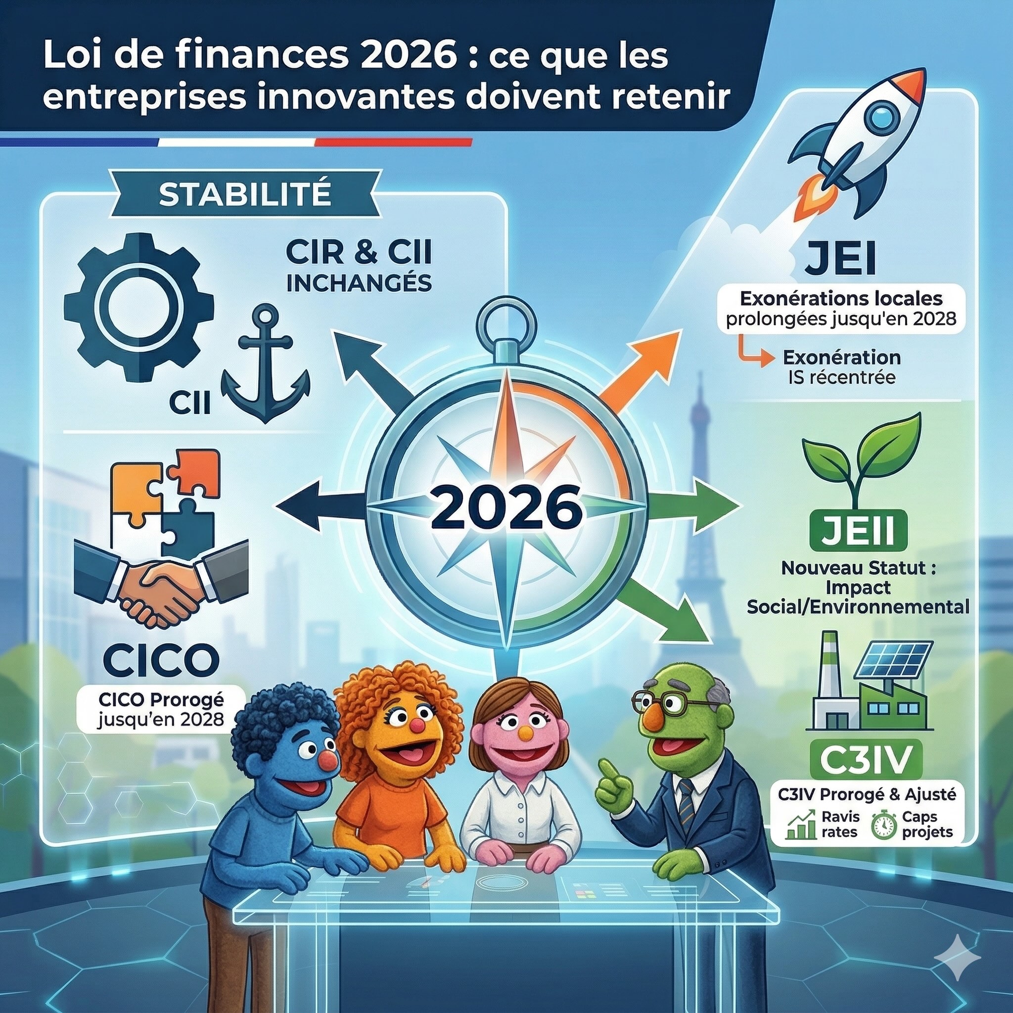 Loi de finances 2026 : ce que les entreprises innovantes doivent retenir