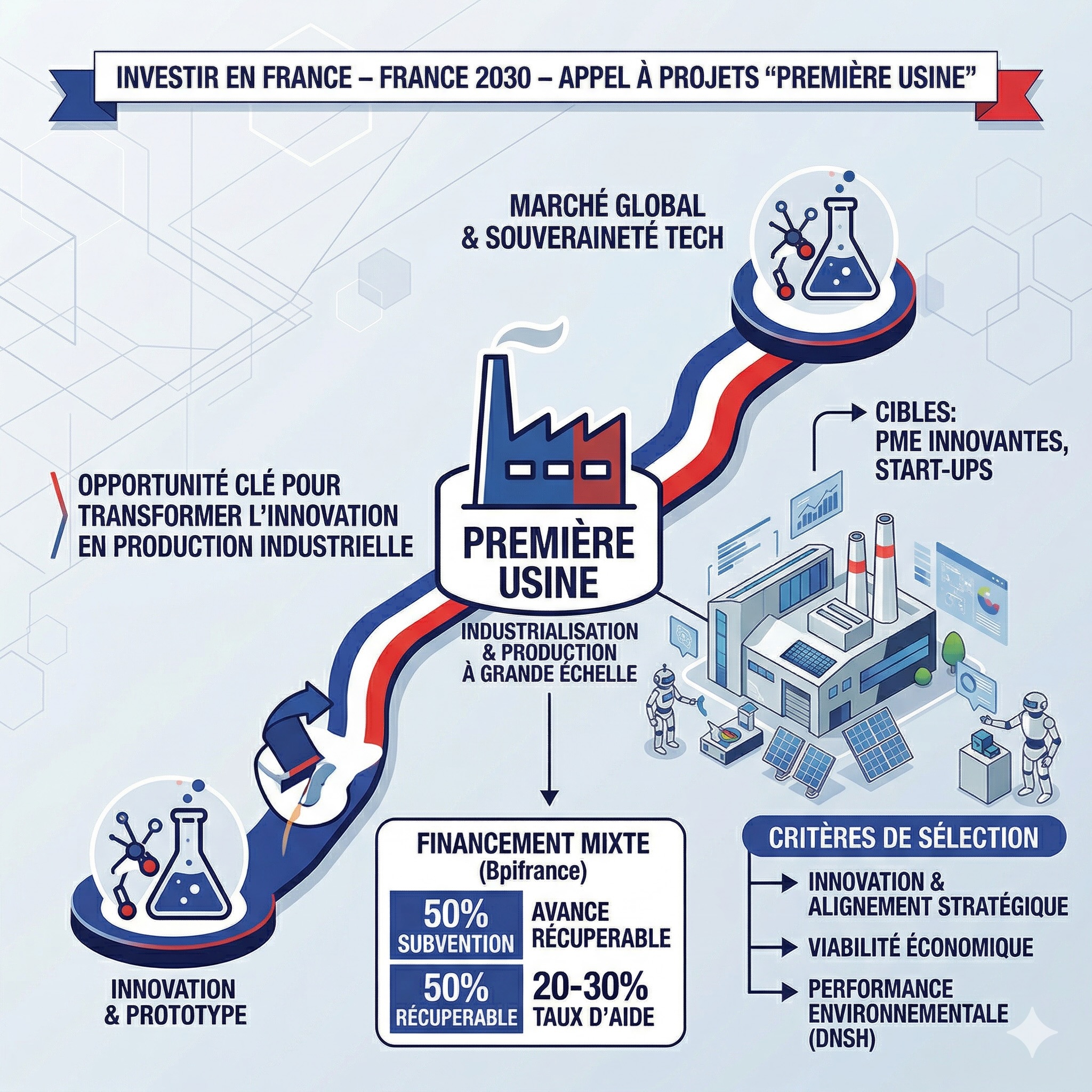 France 2030 – Appel à projets « Première Usine »