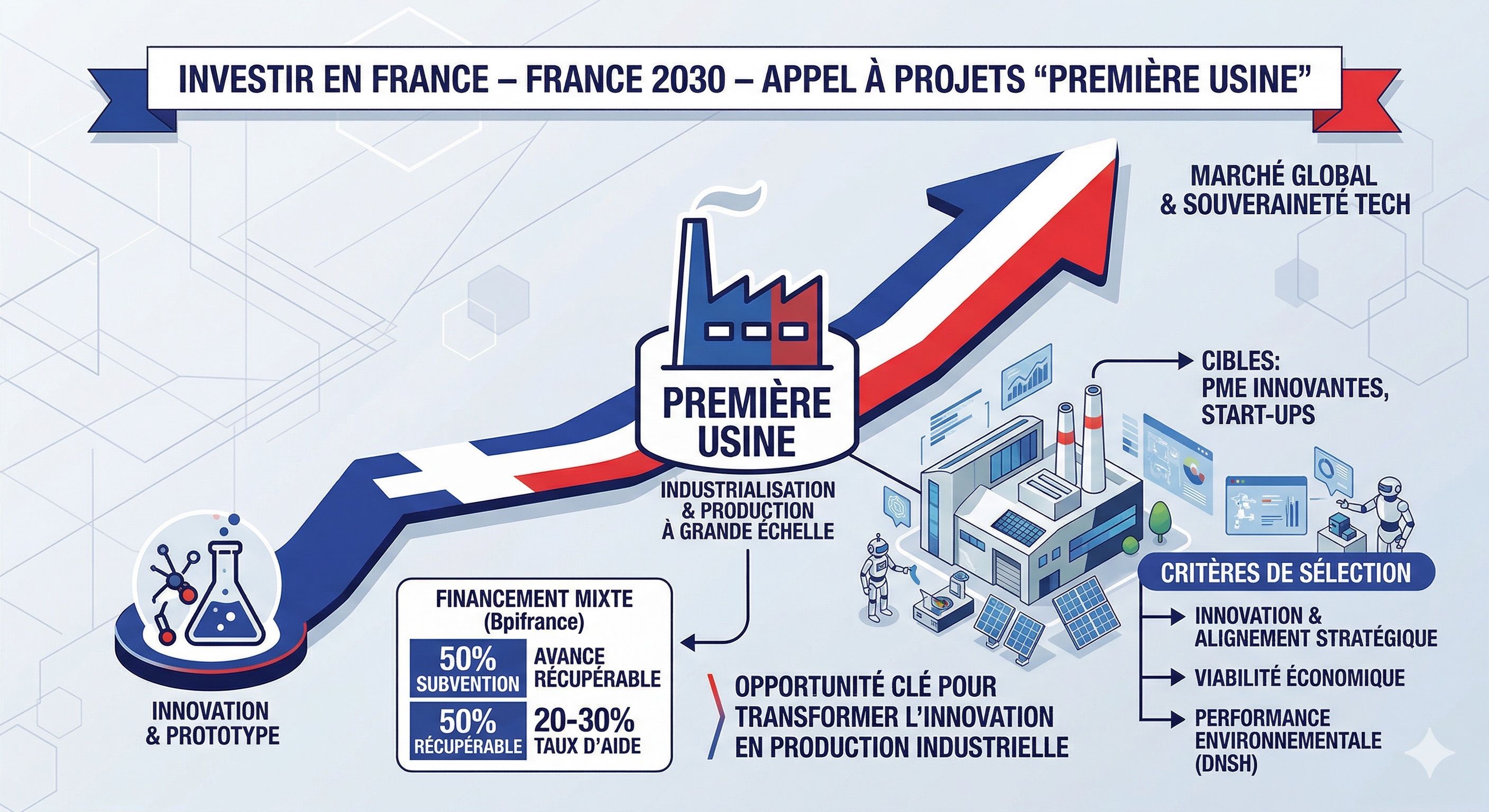 France 2030 – Appel à projets « Première Usine »